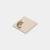Monarch Butterfly Red Clove Post-it Klebezettel (angewinkelt)