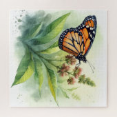 Monarch Butterfly REF260 - Watercolor Puzzle (Horizontal)