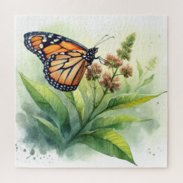 Monarch Butterfly REF260 - Watercolor Puzzle
