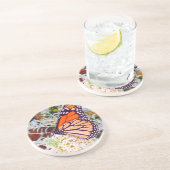Monarch Butterfly Sandstein Untersetzer (Seite)