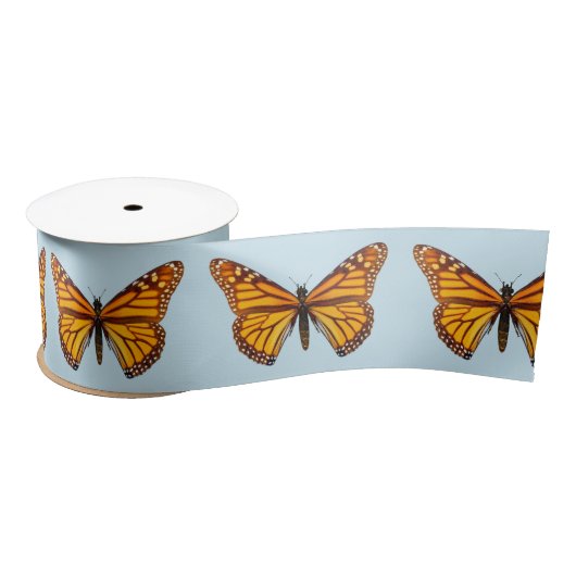 Monarch Butterfly Satinband (Spule)