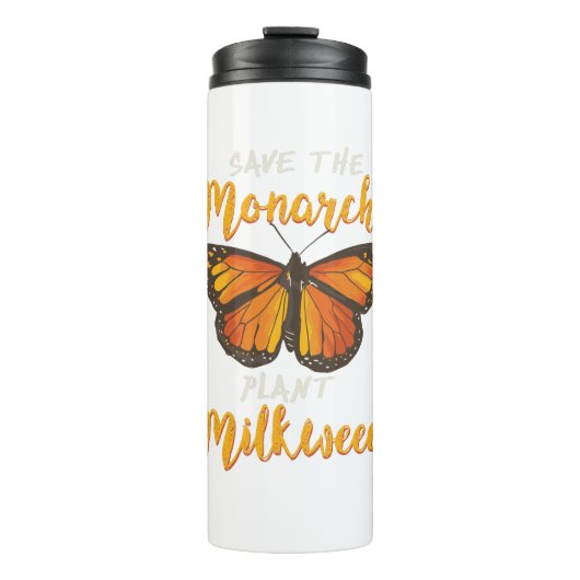 MONARCH BUTTERFLY: Save The Monarchs Thermosbecher (Vorderseite)