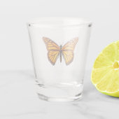 Monarch Butterfly Schnapsglas (Rückseite)