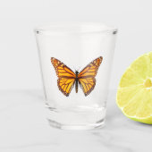 Monarch Butterfly Schnapsglas (Vorderseite)