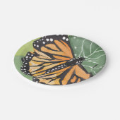 Monarch Butterfly | Schöne Wasserfarbe Pappteller (Schrägansicht)