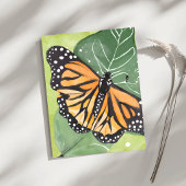 Monarch Butterfly | Schöne Wasserfarbe Postkarte