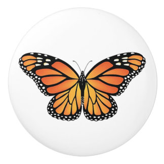Monarch Butterfly Schublade Drehknopf Keramikknauf