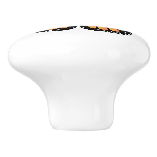 Monarch Butterfly Schublade Drehknopf Keramikknauf (Seitenansicht)