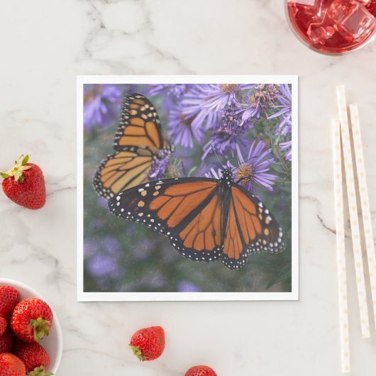 Monarch Butterfly Serviette (Beispiel)