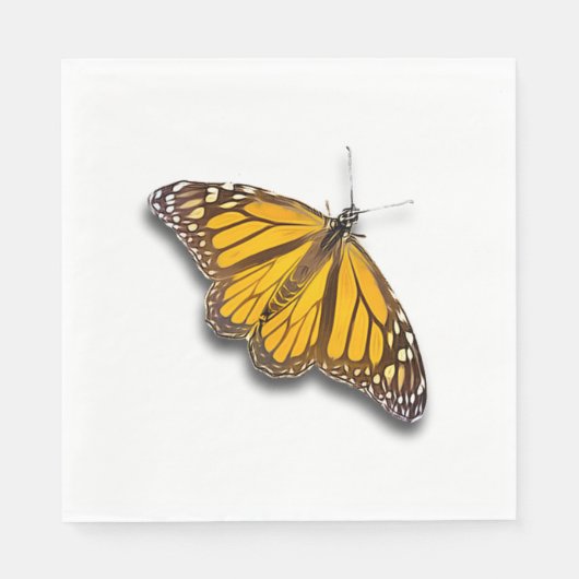 MONARCH BUTTERFLY SERVIETTE (Vorderseite)