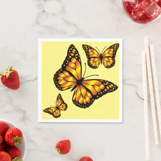 MONARCH BUTTERFLY SERVIETTE (Beispiel)