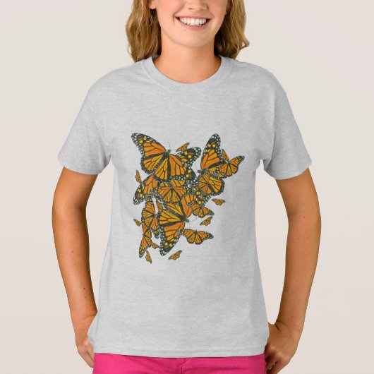 Monarch Butterfly-Shirt der Mädchen - Got Milkweed T-Shirt (Vorderseite)