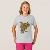 Monarch Butterfly-Shirt der Mädchen - Got Milkweed T-Shirt (Vorne ganz)