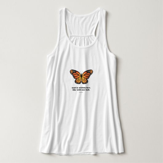 Monarch Butterfly Shirt Gott ist in ihr (Design Vorderseite)