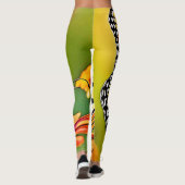 Monarch Butterfly Sip Design Leggings (Rückseite)