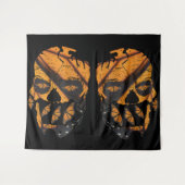 Monarch Butterfly Skulls Wandteppich (Vorderseite (Horizontal))