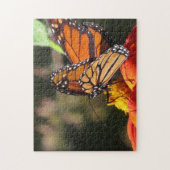 Monarch Butterfly Sonnenblumen Blume Puzzle (Vertikal)