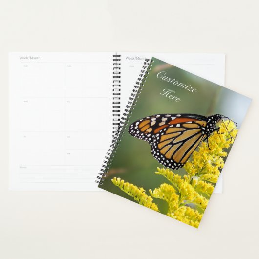 Monarch Butterfly Spiral Wochen/Monatsplaner Planer (Anzeige)