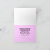 Monarch Butterfly Sympathiekarte Karte (Innenseite)