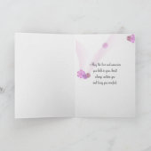 Monarch Butterfly Sympathy Card Karte (Innenseite)