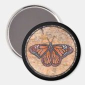 Monarch Butterfly Talking Canyons, New Mexico Magnet (Vorderseite/Rückseite)