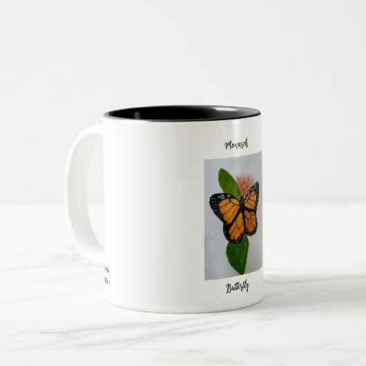 Monarch Butterfly Tasse (Vorderseite Links)
