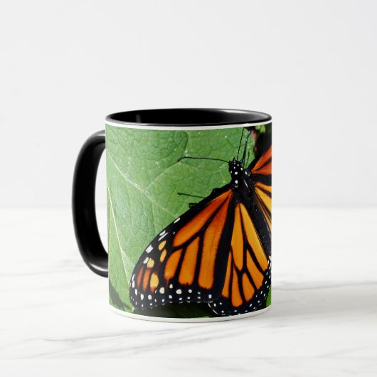 Monarch Butterfly Tasse (Vorderseite Links)