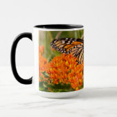 Monarch Butterfly Tasse, Schmetterling auf Milchkw Tasse (Links)