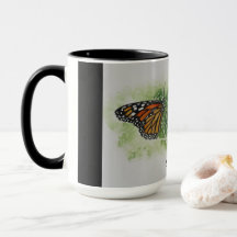 Monarch Butterfly-Tasse