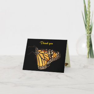 Monarch Butterfly Thank You Dankeskarte