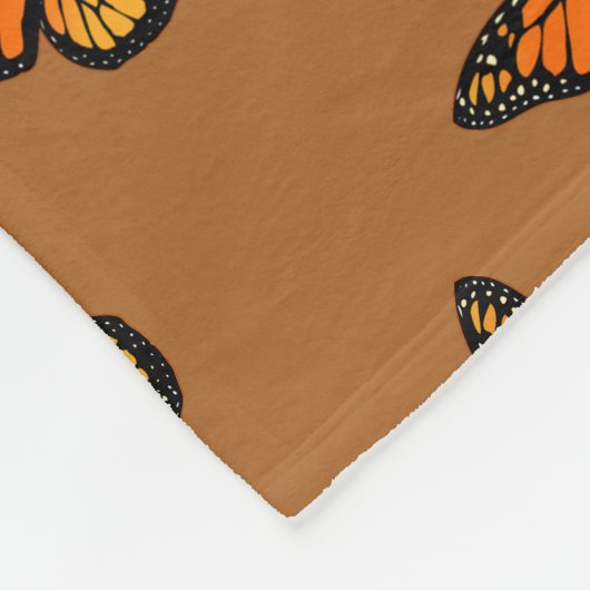 Monarch Butterfly Theme Fleecedecke (Ecke)