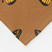 Monarch Butterfly Theme Fleecedecke (Ecke)