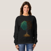 Monarch Butterfly Tree Insect Collector Entomologi Sweatshirt (Vorne ganz)