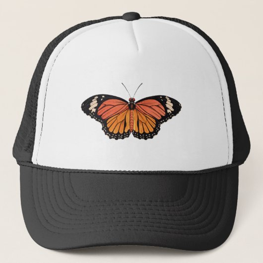 Monarch Butterfly Truckerkappe (Vorderseite)