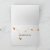 Monarch Butterfly über die Milkweed Karte (Innenseite)