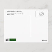 Monarch Butterfly und Freund Postkarte (Rückseite)