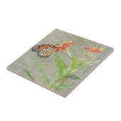 Monarch Butterfly und Raupe Fliese (Seite)