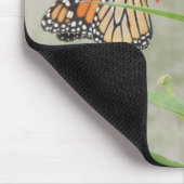 Monarch Butterfly und Raupe Mousepad (Ecke)