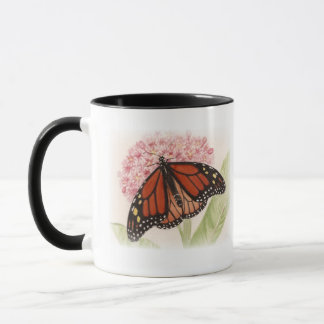 Monarch Butterfly und Raupe Tasse