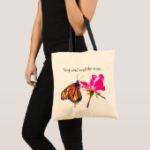 Monarch Butterfly und Rose Tasche (Vorderseite (Produkt))