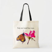 Monarch Butterfly und Rose Tasche (Vorne)