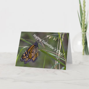 Monarch Butterfly Valentine's Feiertagskarte