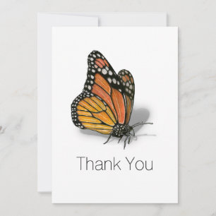 Monarch Butterfly Vielen Dank Dankeskarte