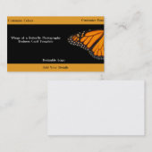 Monarch Butterfly Visitenkarte (Vorne/Hinten)