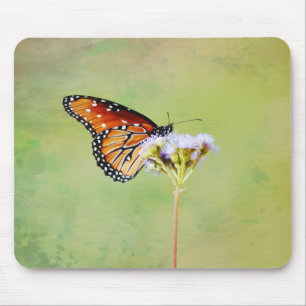 Monarch Butterfly Wildblume Art Mouse Pad Mousepad