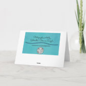 Monarch Butterfly Wildblumen Segen Abschluss Karte (Rückseite)