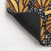 Monarch Butterfly Wings Pattern Mousepad (Ecke)