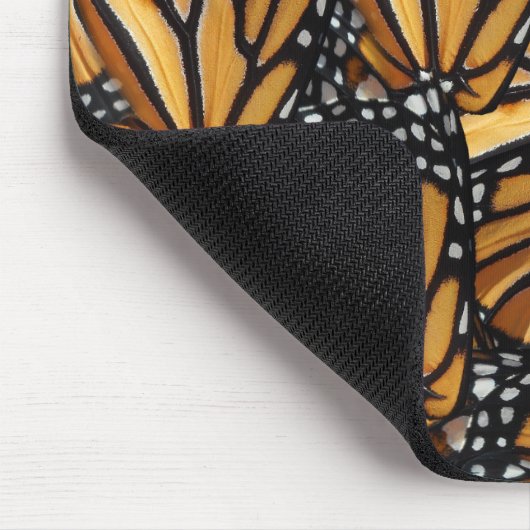 Monarch Butterfly Wings Pattern Mousepad (Ecke)