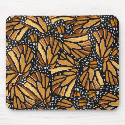 Monarch Butterfly Wings Pattern Mousepad (Vorne)