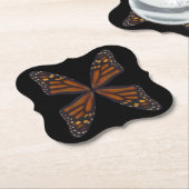 Monarch Butterfly Wings Pattern Untersetzer (angewinkelt)